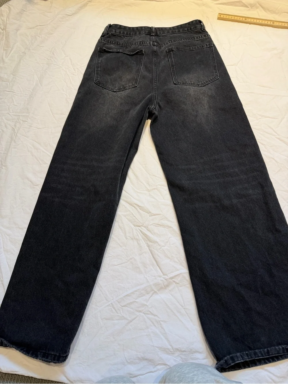 Rawformed Wide Leg Black Men’s Jeans